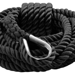 Cima ormeggio nera 12mm x 6m
